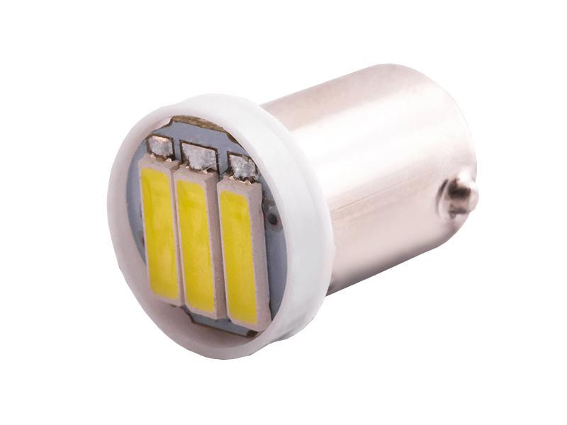 Автомобильная лампа светодиодная LEDUA BA9S-7020-3 SMD 24V Белый (2583)