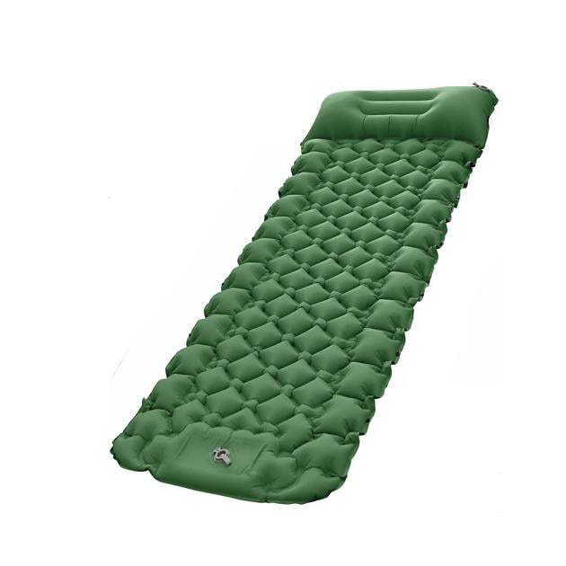 Коврик надувной с подушкой ClefersTac D03 196х68 см Оливковый (5002335)