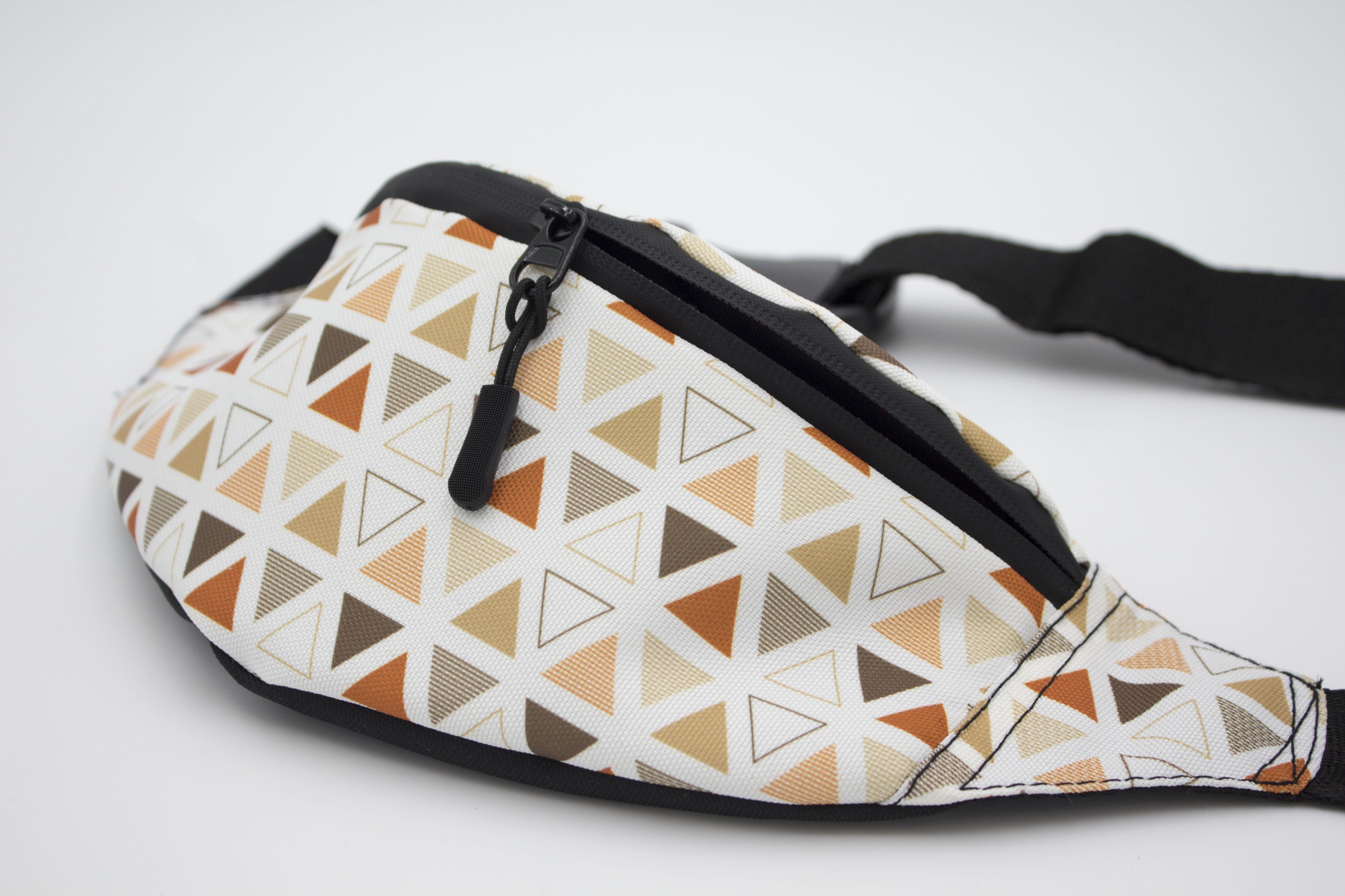 Сумка бананка Трикутники (BG-001) - фото 4 Сумка бананка Трикутники (BG-001) - фото 4