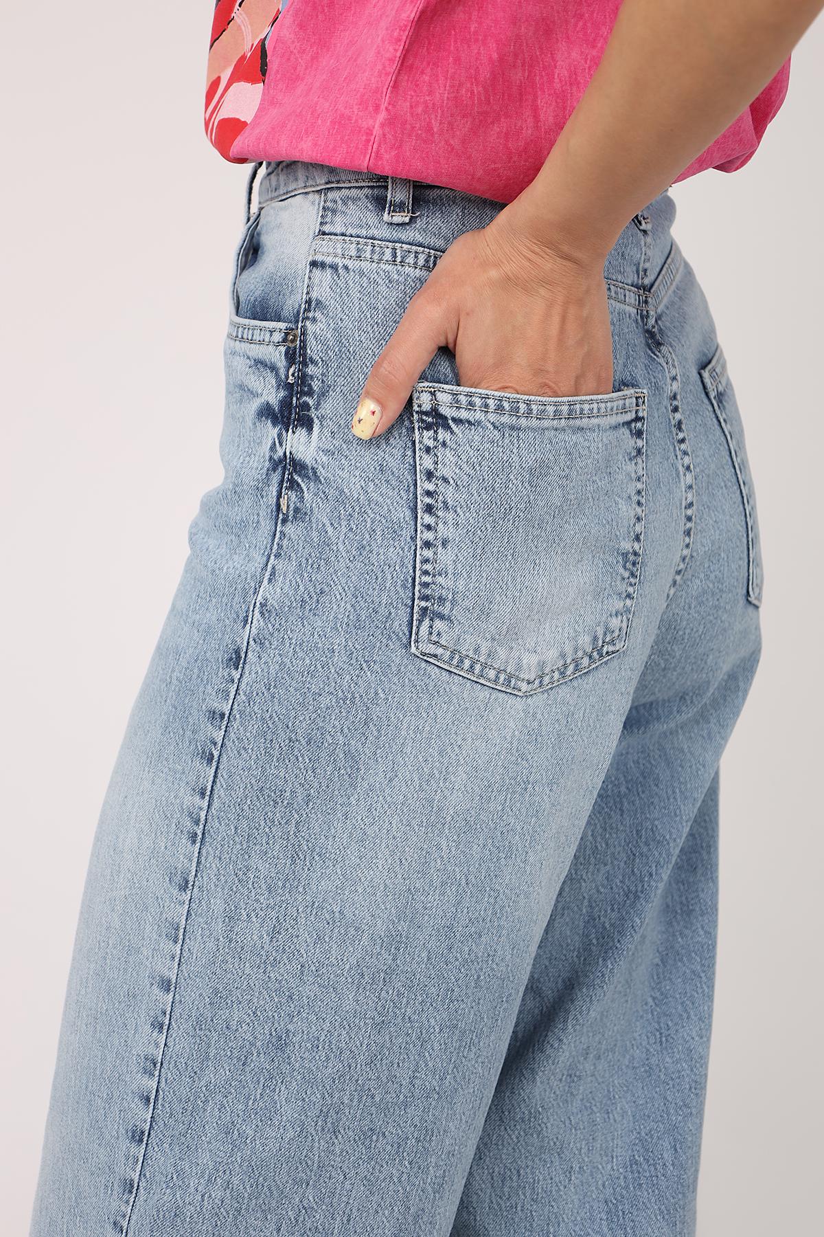 Джинси жіночі Skater ЦБ-00271914 р. 50 Блакитний (SKT001049853) - фото 4 Джинси жіночі Skater ЦБ-00271914 р. 50 Блакитний (SKT001049853) - фото 4