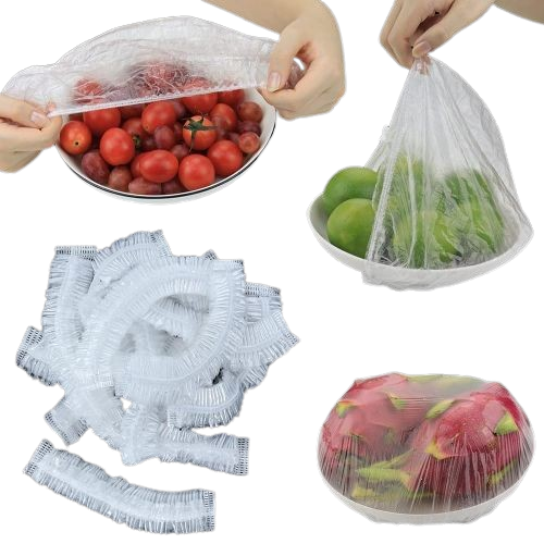 Кришка-чохол Stenson R94420 на гумці для зберігання продуктів 30 шт. - фото 2 Кришка-чохол Stenson R94420 на гумці для зберігання продуктів 30 шт. - фото 2