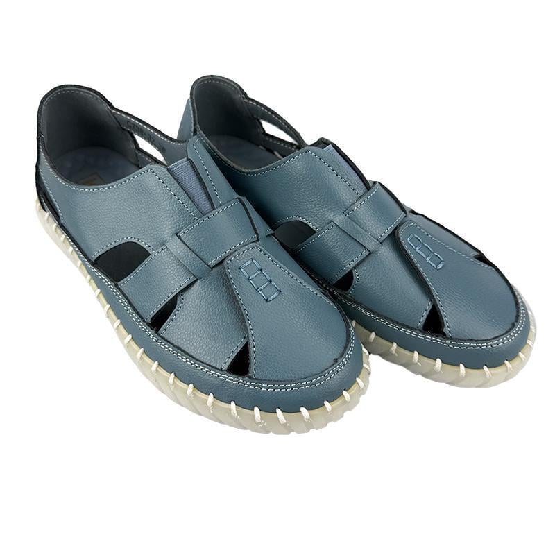 Мокасини жіночі шкіряні 7038-32 p. 38 24,5 см Синій