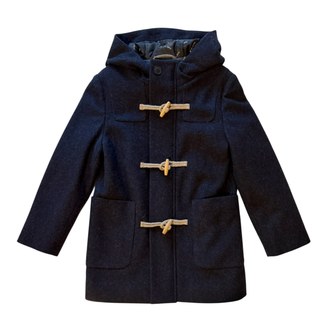 Пальто демісезонне CLE шерстяне для хлопчика 128 см Синій Пальто демісезонне CLE шерстяне для хлопчика 128 см Синій