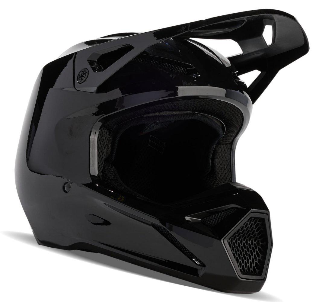 Мотошлем Fox V1 SOLID HELMET M Black (30739)