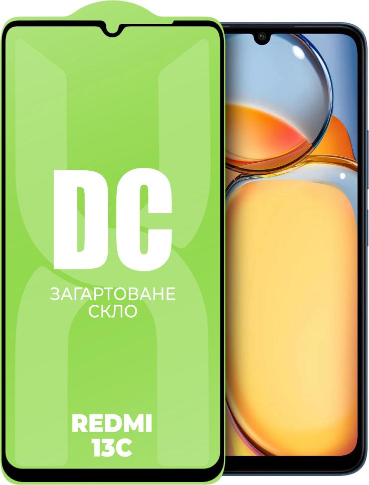 Захисне скло DC Glass Xiaomi Redmi 13C (Full Glue)