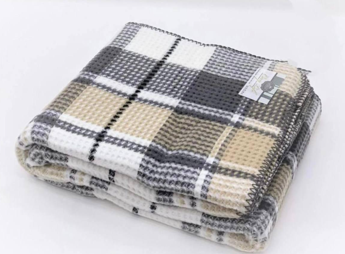 Плед с бахрамой (7087555)