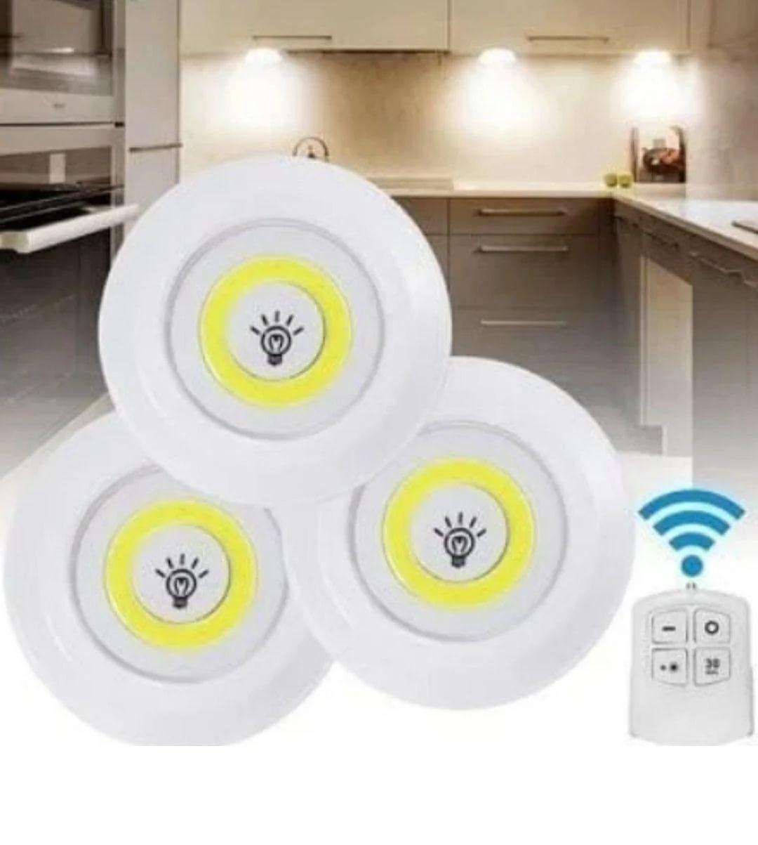 Лампи бездротові світлодіодні Led Light With Remote Control 15 W з пультом 3 шт. (1045) - фото 8