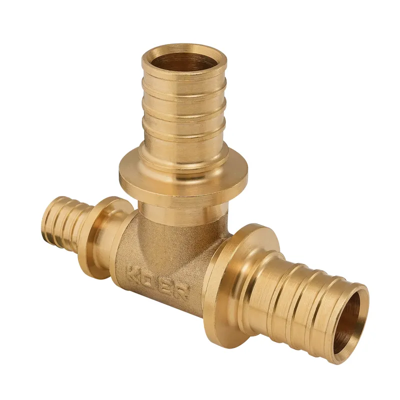 Тройник переходной KOER KA.T25-25-16 25x25x16 мм 3,5x3,5x2,2 мм с натяжными гильзами латунный (OL-KR4893)