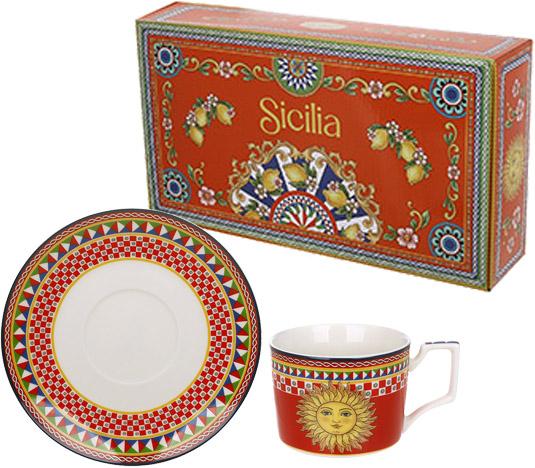 Чайно-кофейный набор Sicilia Sole на 6 персон 220 мл - фото 5 Чайно-кофейный набор Sicilia Sole на 6 персон 220 мл - фото 5