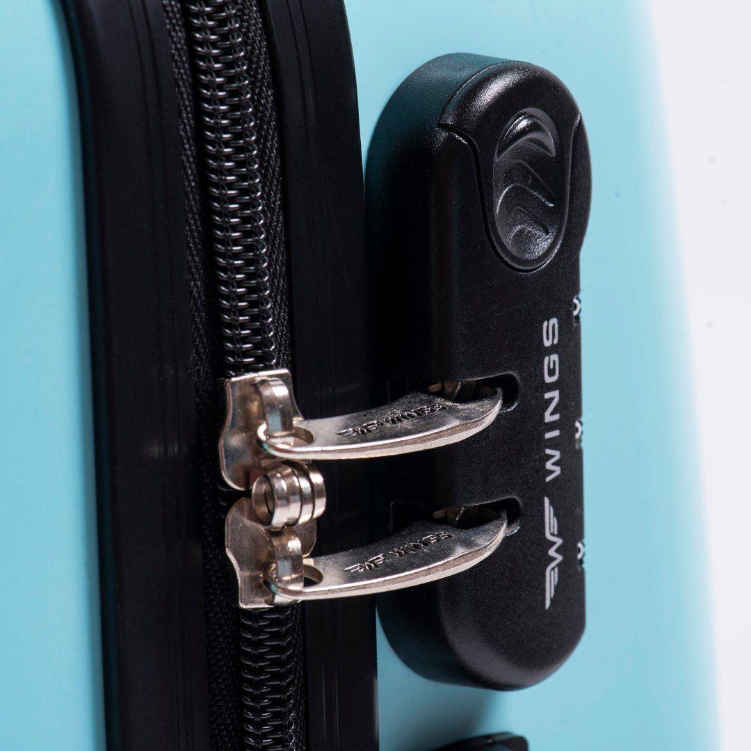 Валіза пластикова Wings Joy ручна поклажа Машинка - фото 3