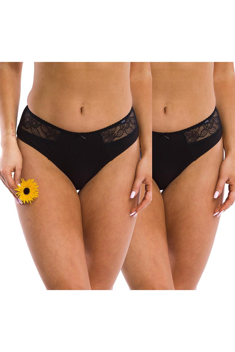 Трусики сліп Key р. 5/XL 2 шт. Чорний (75175)