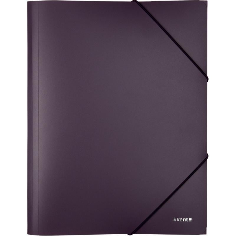 Папка Axent на резинках А4 полипропилен Сливовый (1508-11-A)