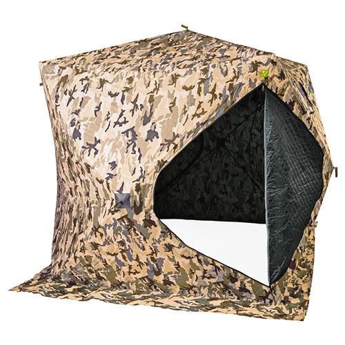 Палатка утепленная для зимней рыбалки Green Camp GC-1990G ветростойкая 200х200х205 см Камуфляж (GС-1990G)