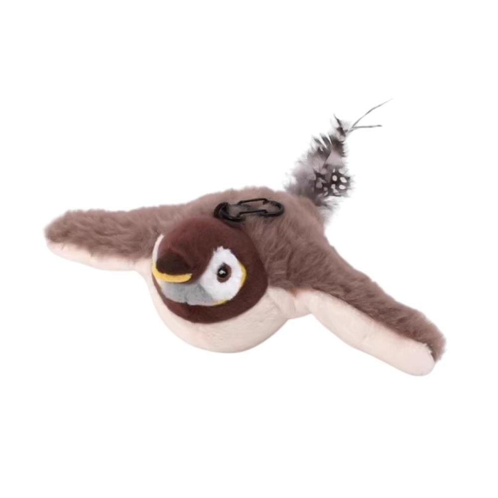 Игрушка-дразнилка для кошек воробей имитирующая звуки и движения интерактивная (TA0146_1)