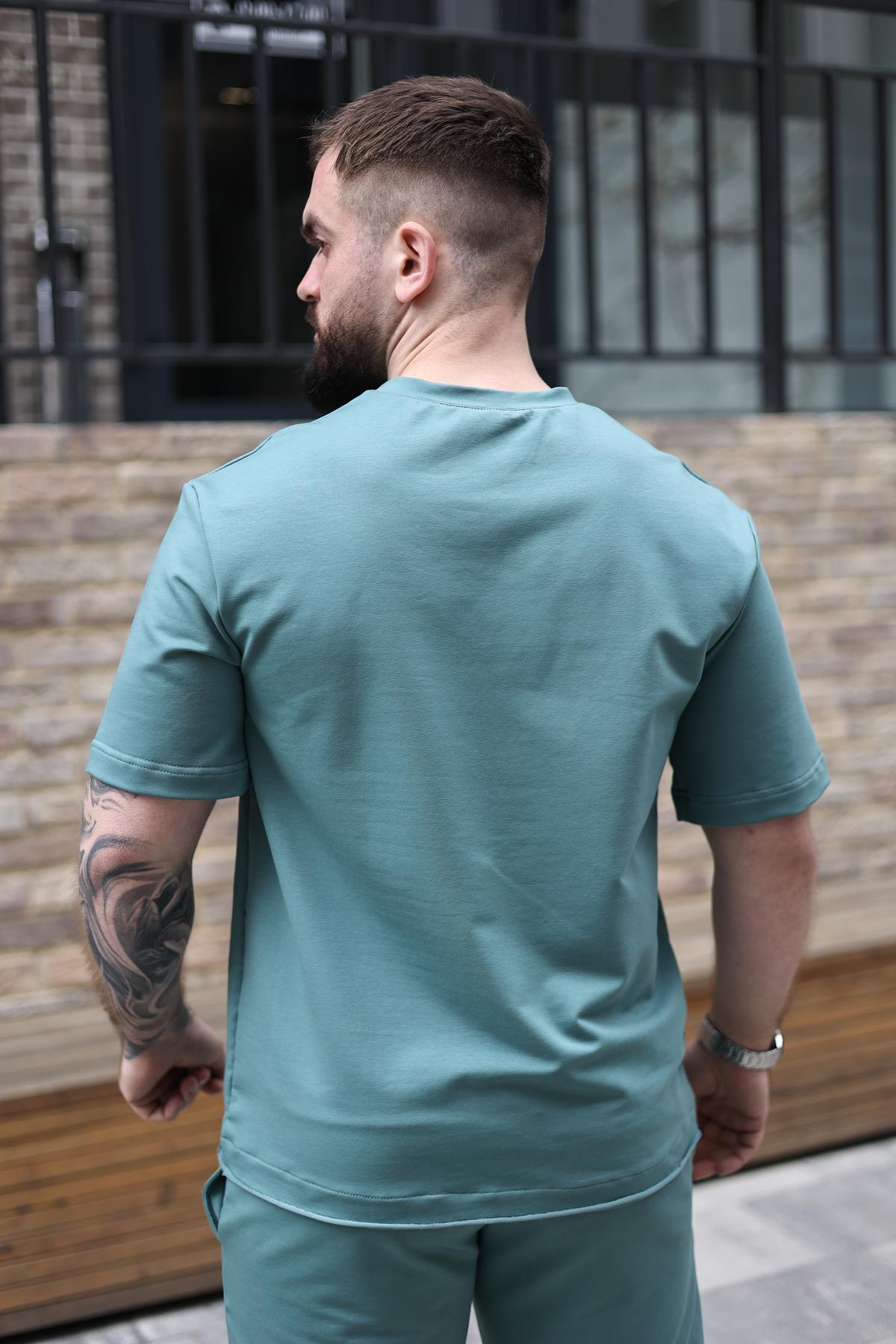 Комплект мужской летний BREEZE оверсайз 3XL Мятный (1576420348/3/6) - фото 4 Комплект мужской летний BREEZE оверсайз 3XL Мятный (1576420348/3/6) - фото 4