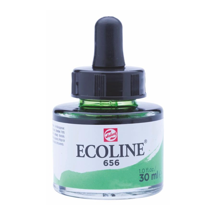 Краска акварельная жидкый Rosa Ecoline 30 мл 3 шт. 656 Зеленый лесный (8712079407308 11256561)