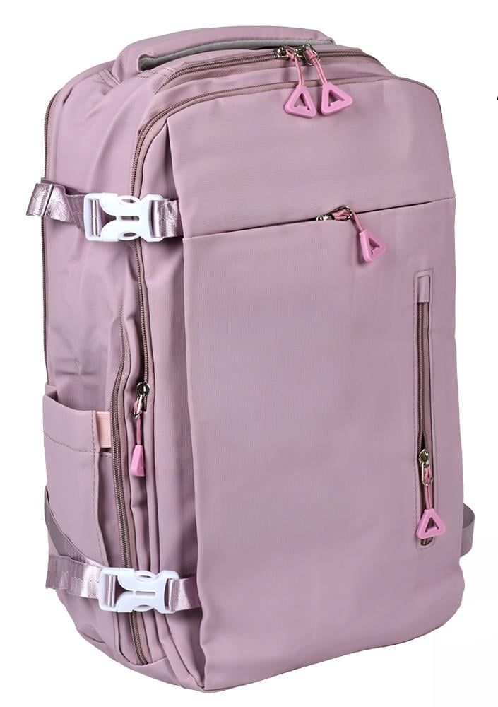 Рюкзак для ручної поклажі з USB-портом 26 л 43x28x22 см Pink (31201)