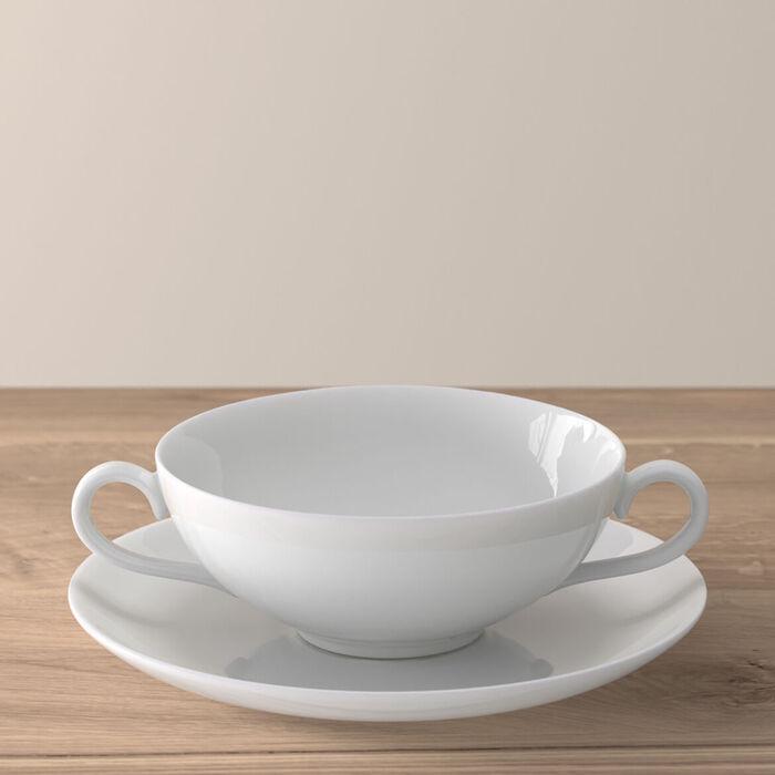 Пиала для супа с блюдцем Villeroy & Boch 400 мл Royal