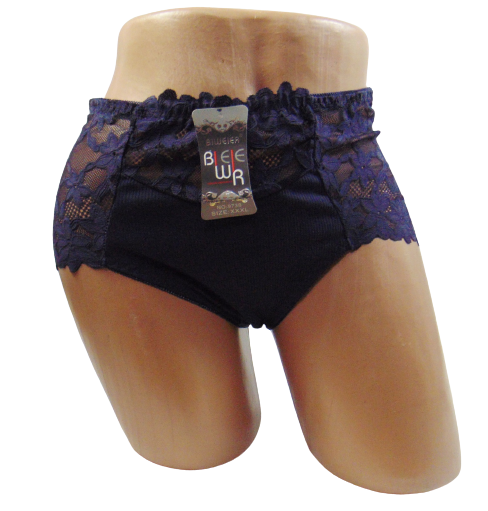 Трусы с кружевом Biweier 9738 3XL Синий Трусы с кружевом Biweier 9738 3XL Синий