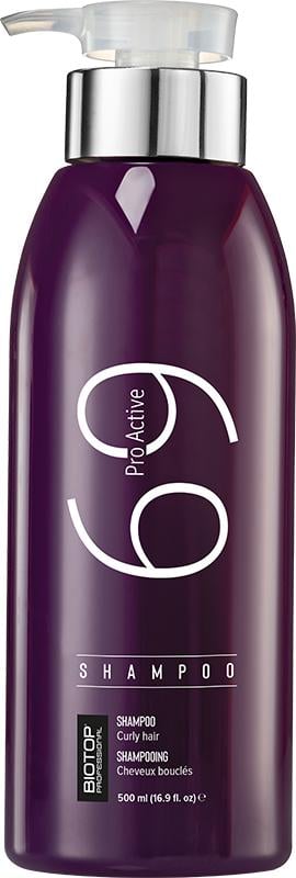 Шампунь для вьющихся волос BIOTOP 69 Pro Active питание увлажнение и защита локонов 500 мл (46003)