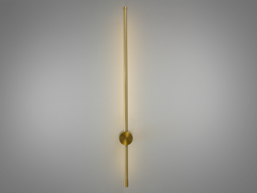 Бра линейное светодиодное Diasha 7W 80 см Бронзовый (2042/800 brass)