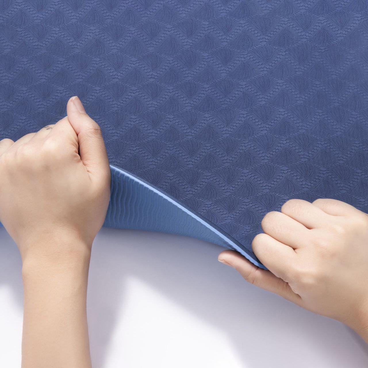 Коврик для фитнеса и йоги Gemini Pro GE-6BLLB TPE/TC 6 мм (14729315) - фото 5 Коврик для фитнеса и йоги Gemini Pro GE-6BLLB TPE/TC 6 мм (14729315) - фото 5