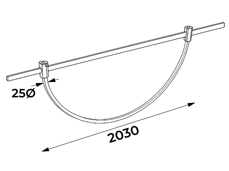 Светильник трековый светодиодный LEDUA AeroLine YZ1818 48V 20W 4000К 360° 2 м Черный (10255) - фото 2
