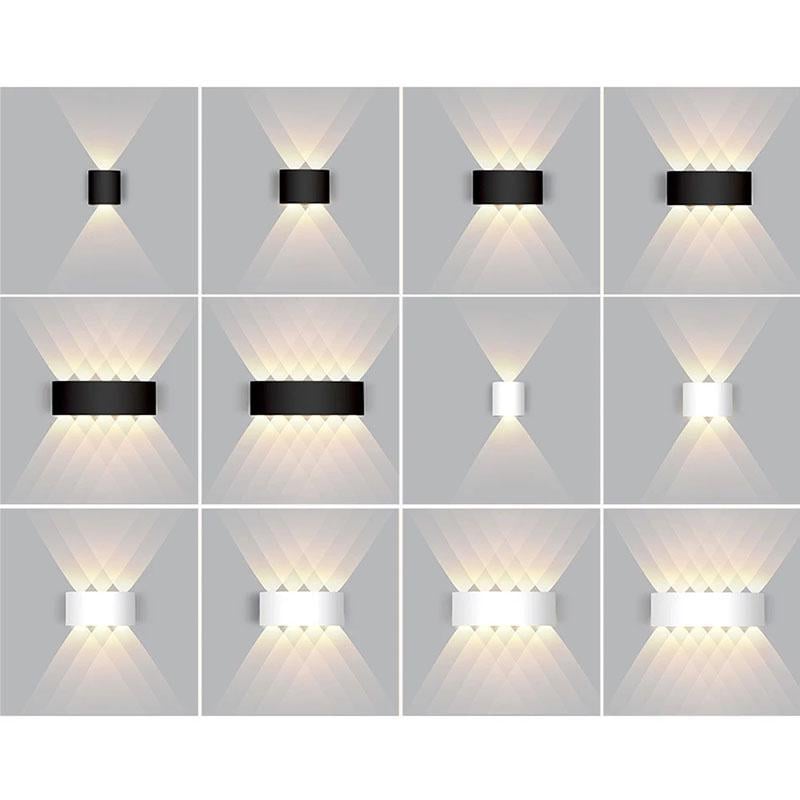 Світильник фасадний на 12 лінз 3000K Білий (9608-12 WT) - фото 2 Світильник фасадний на 12 лінз 3000K Білий (9608-12 WT) - фото 2