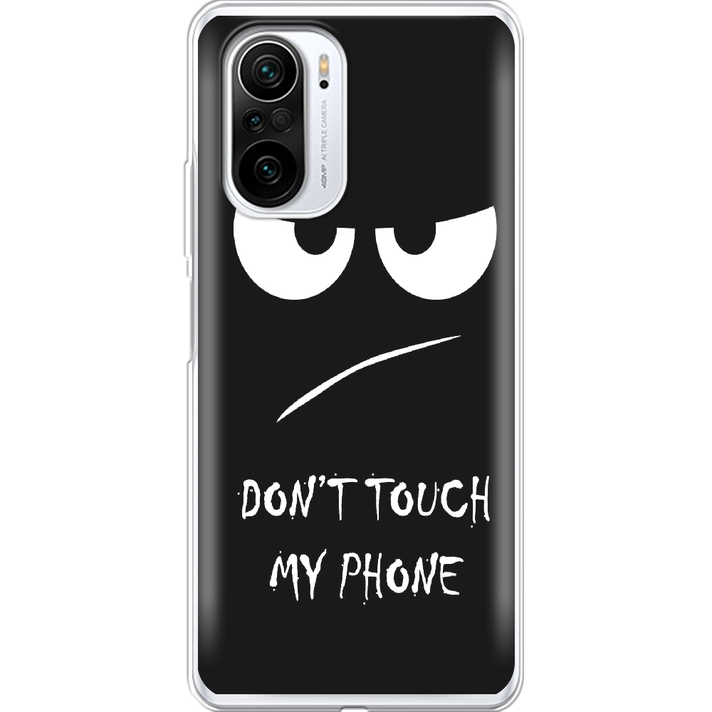 Чохол Boxface Xiaomi Mi 11i Don't Touch my Phone Прозорий силікон (42102-up535-42102)