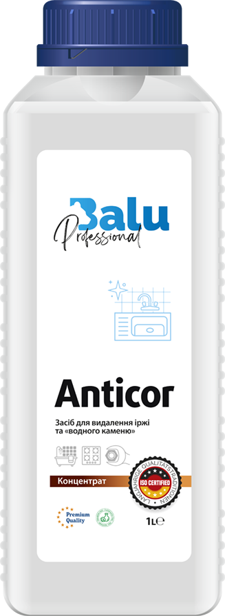 Средство для удаления ржавчины и водного камня Balu ANTICOR 1 л (00000014023)