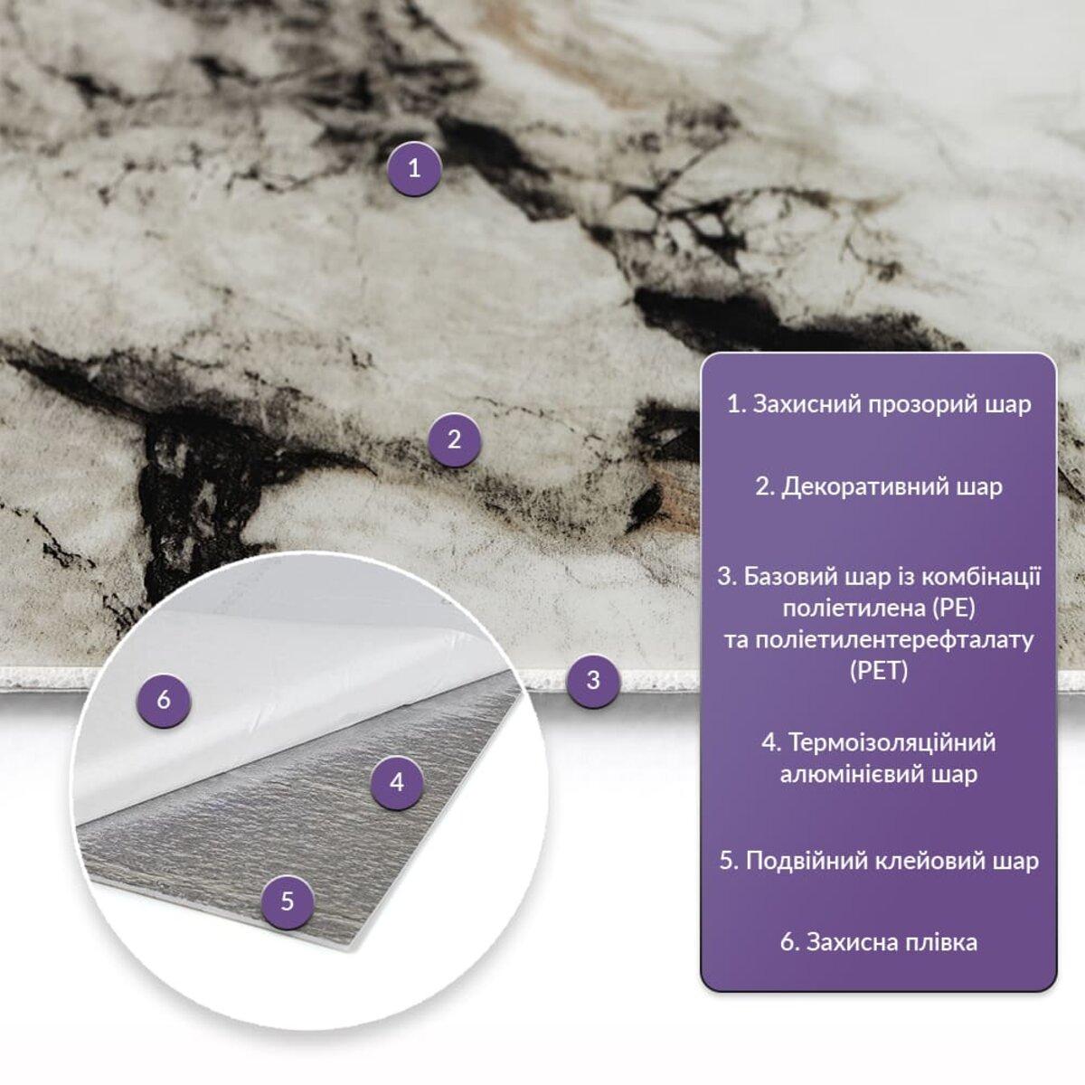 Плитка стеновая самоклеящаяся 600х300х2 мм (SW-00002303) - фото 2 Плитка стеновая самоклеящаяся 600х300х2 мм (SW-00002303) - фото 2