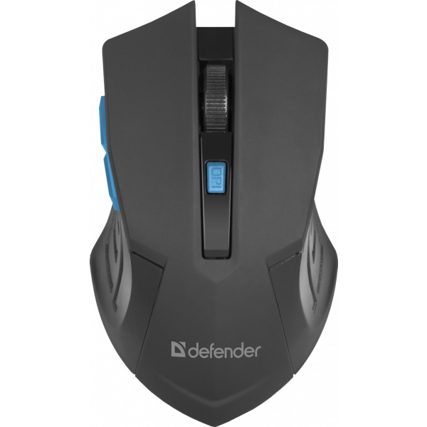 Мышка Defender Accura MM-275 беспроводная 6кн до 1600dpi Черно-синий (563832) Мышка Defender Accura MM-275 беспроводная 6кн до 1600dpi Черно-синий (563832)