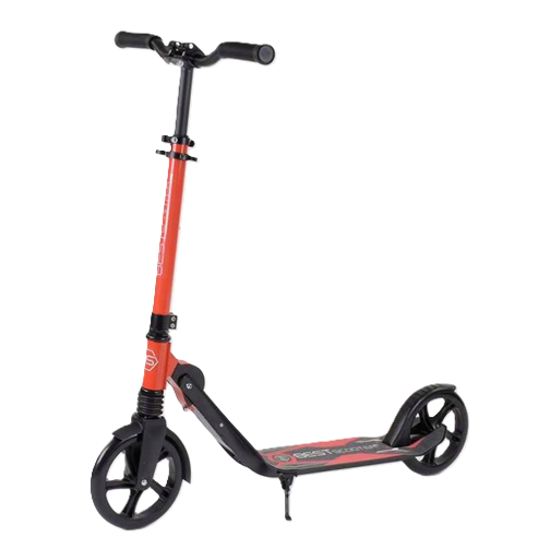 Самокат двухколесный Best Scooter 32399/2 зажим руля/один амортизатор/колеса PU 20 см (25157460)