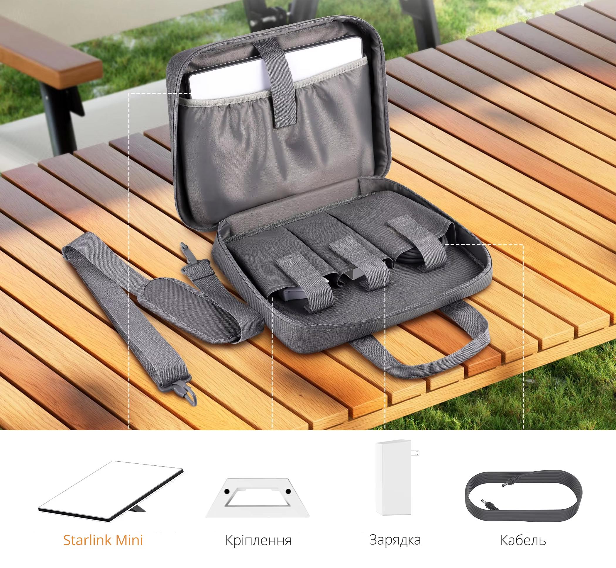 Сумка-чохол для перенесення системи Starlink Mini (30293499) - фото 3