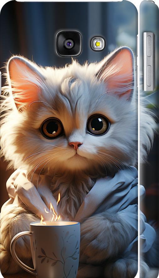 Чехол на Samsung Galaxy A3 (2016) A310F White cat (5646m-159-42517) Чехол на Samsung Galaxy A3 (2016) A310F White cat (5646m-159-42517)