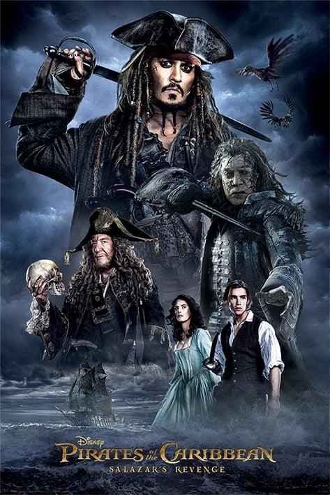 Постер плакат Пірати Карибського Моря Темрява/Pirates of the Caribbean Darkness 61x91,5 см