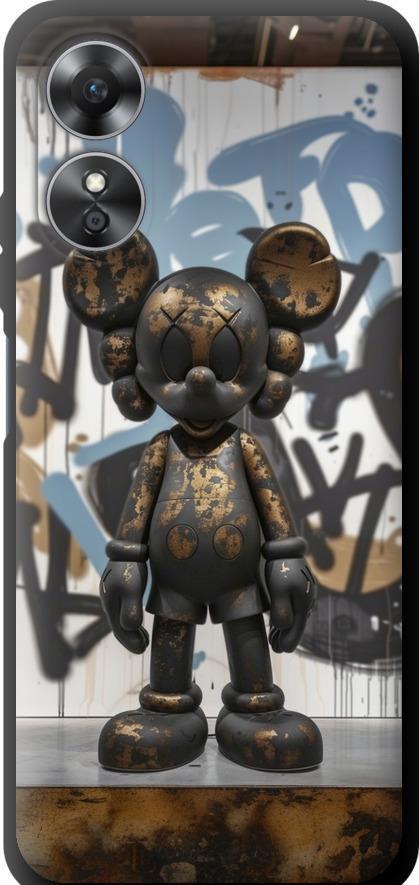 Чехол на Oppo A17 Bronze kaws v2 (6098b-2954-42517)