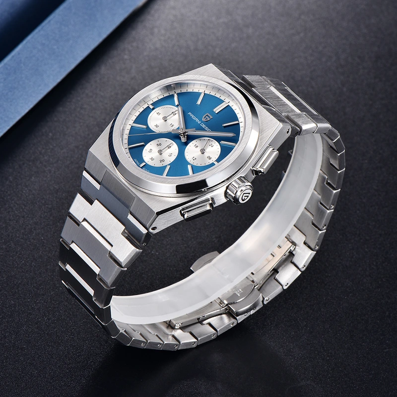 Наручний годинник Pagani Design PD-1761 Silver/Blue - фото 2 Наручний годинник Pagani Design PD-1761 Silver/Blue - фото 2