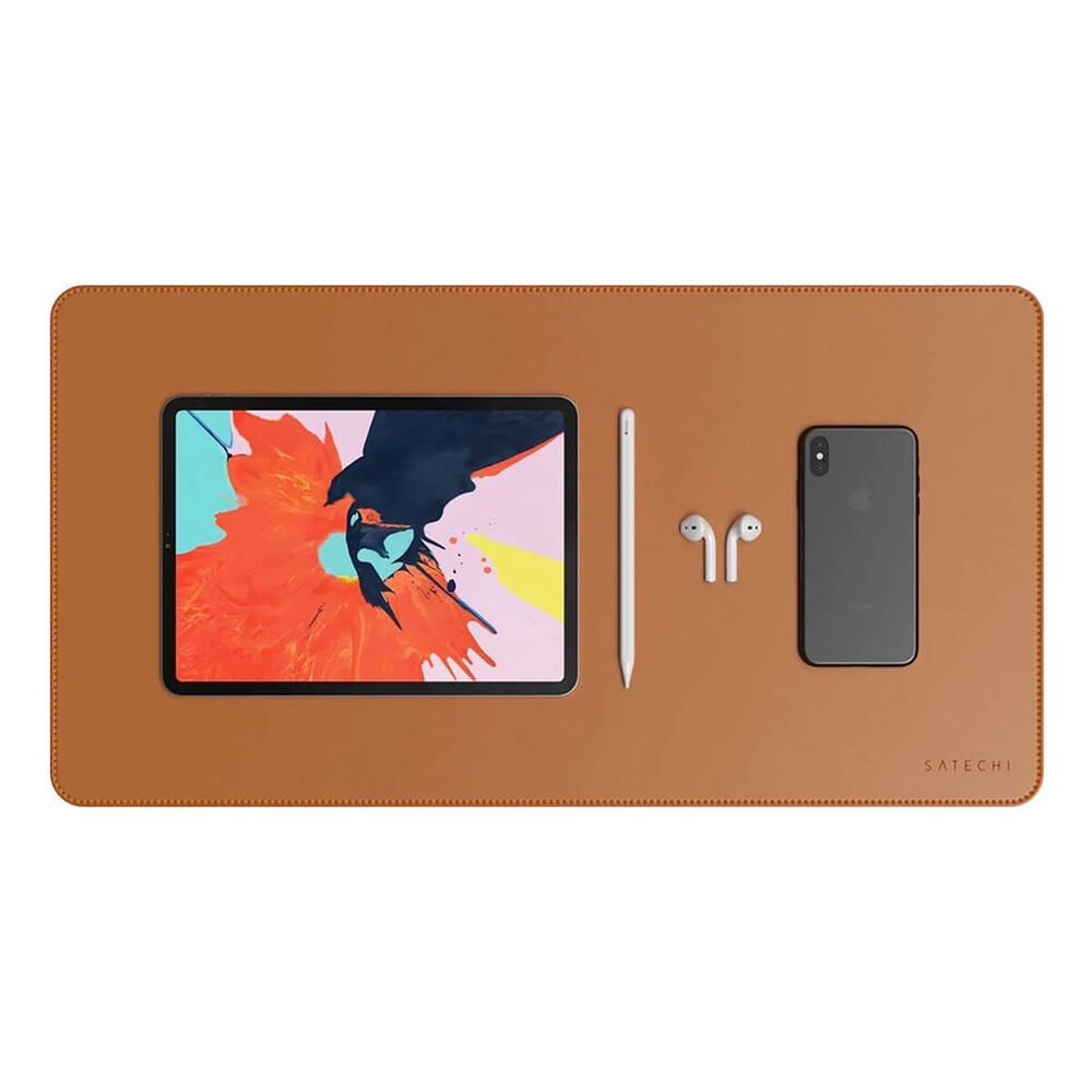 Коврик для мыши Satechi Eco Leather Deskmate, Brown (ST-LDMN)