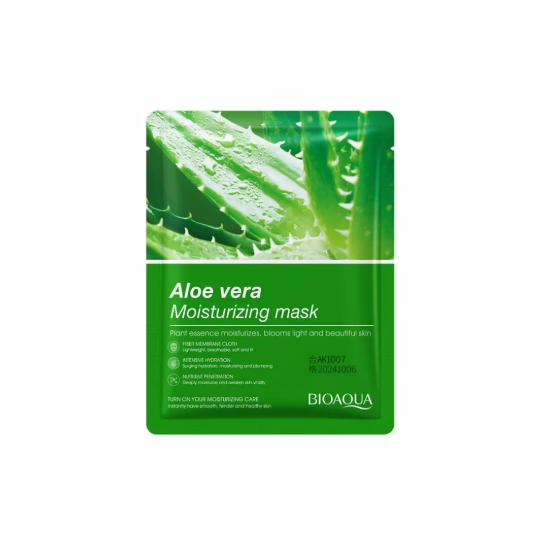 Маска для лица тканевая Bioaqua с экстрактом алоэ вера 25 г (27302122)