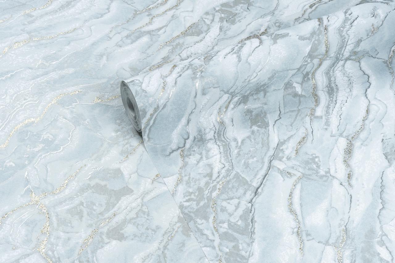 Шпалери флізелінові LS Vinil Lagoona DHL-1651 спінений вініл 1,06х10,05 м Сіро-зелений