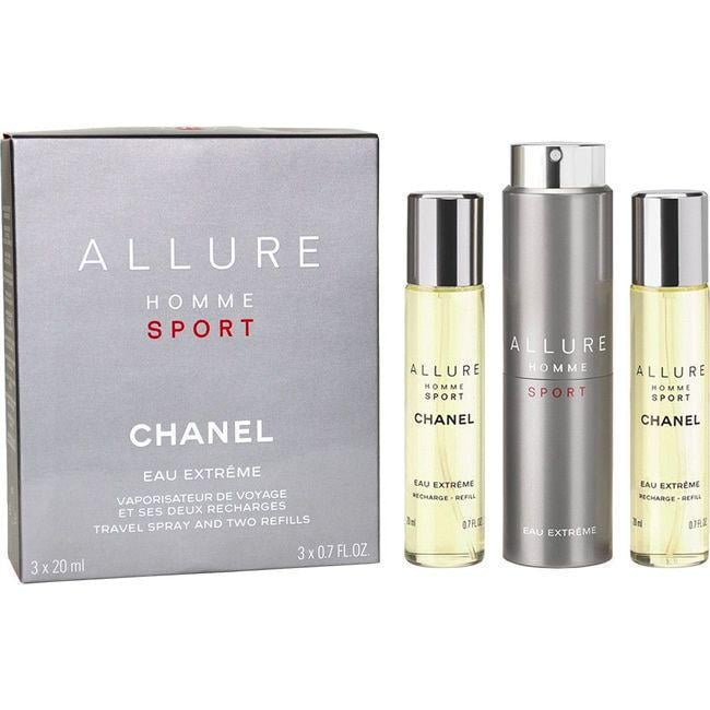 Подарунковий набір для чоловіків Chanel Allure Homme Sport Eau Extreme парфумована вода 3х20 мл (378830)