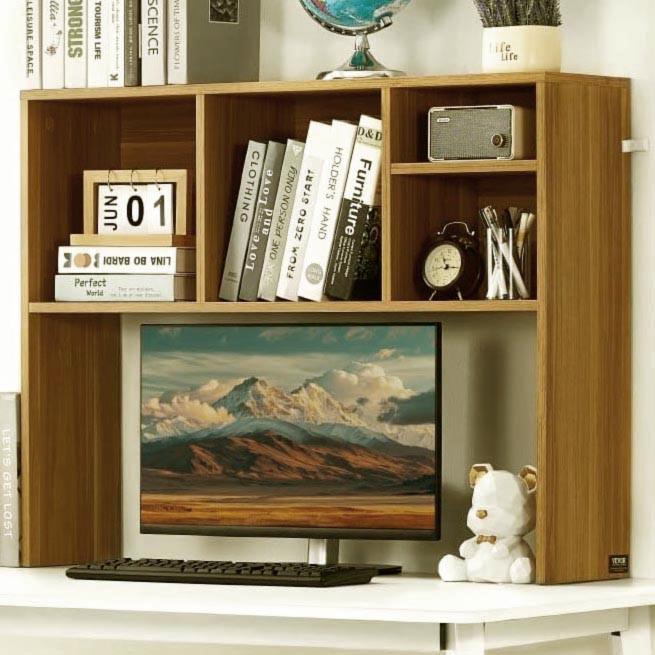 Полка-надстройка настольная из дерева Аурелина сиена (АКД-015505)