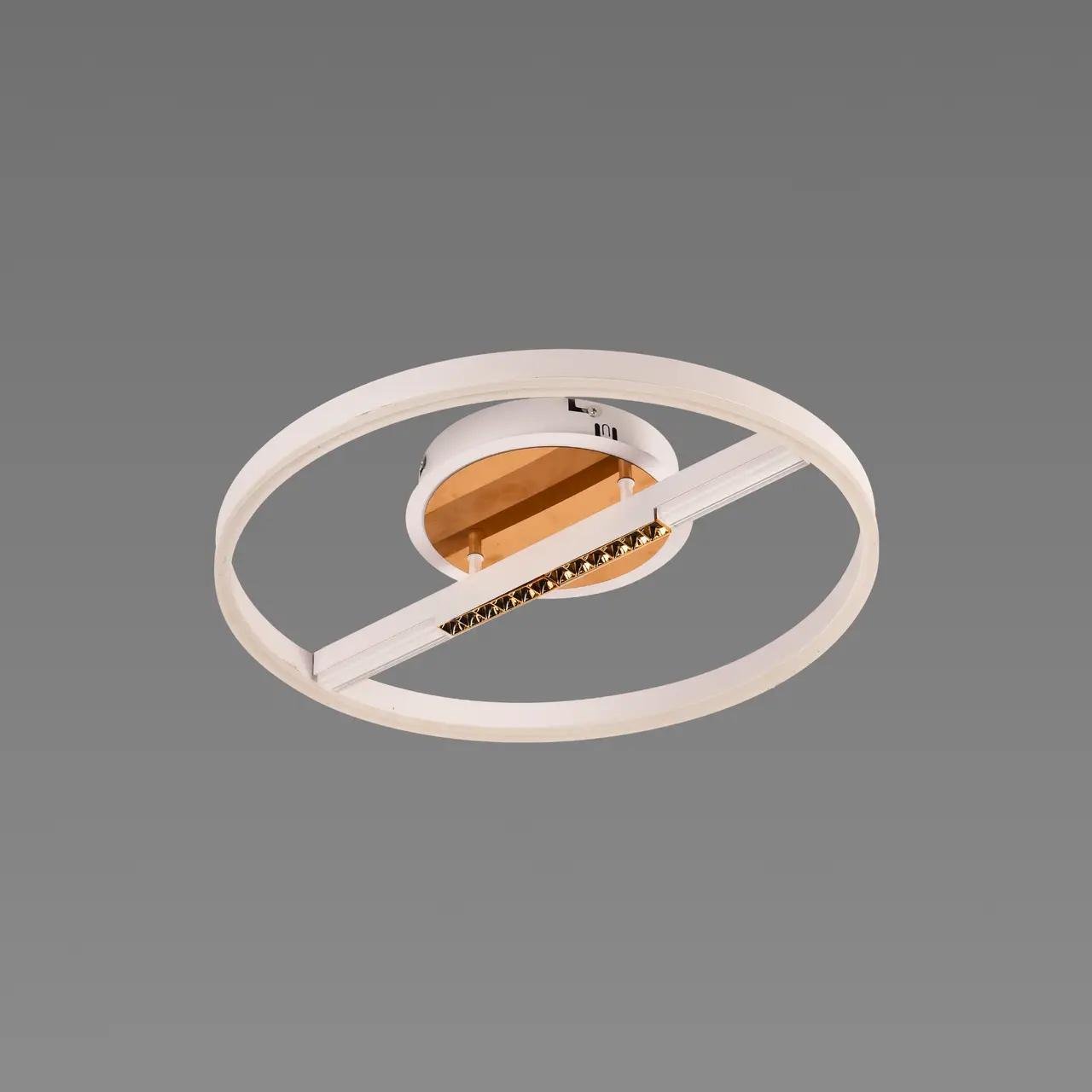 LED-люстра потолочная акриловая Valeso V-1111 WPG 46W (28688636)