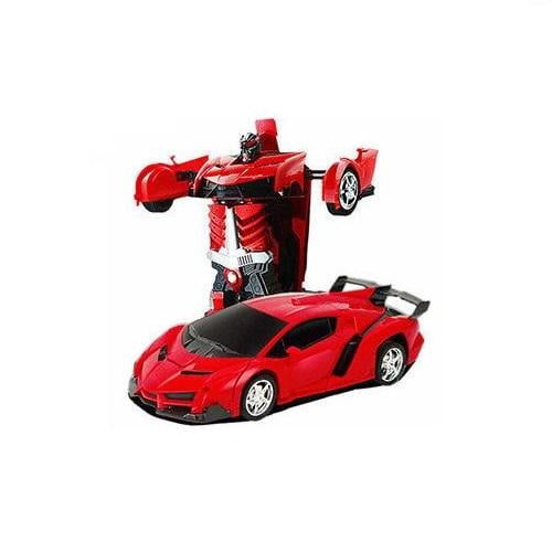 ᐉ Машинка детская на радиоуправлении Трансформер Lamborghini Robot Car Size  18 Красный (20c3467f)