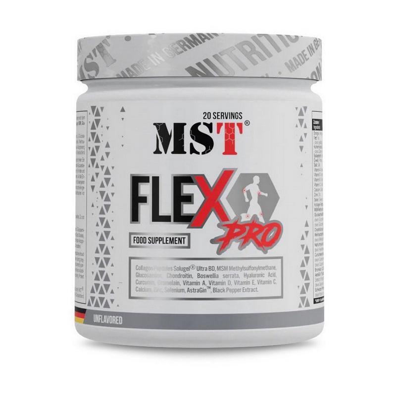 Хондропротектор MST FleX Pro глюкозамин хондроитин и MSM 300 г Без вкуса