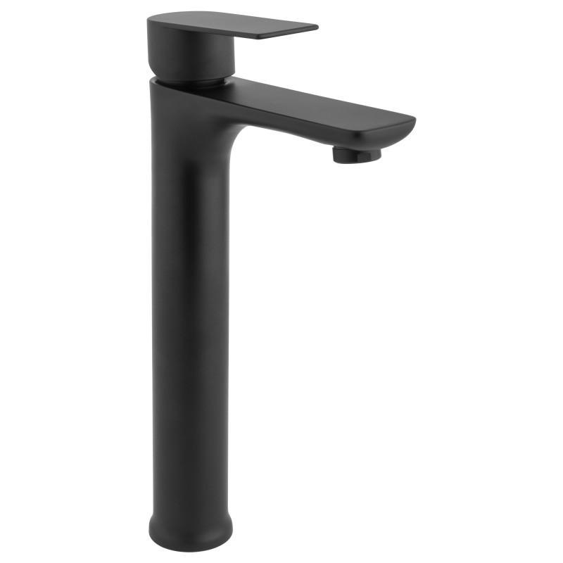 Смеситель для умывальника Yoka BU.HUMA-36-BLK reac-20000000173 высокий однорычажный Черный (162067)