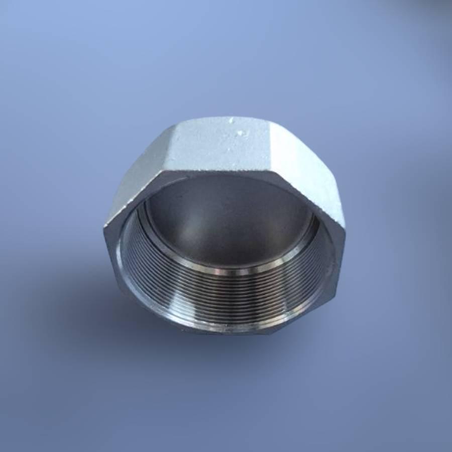 Заглушка різьбова восьмигранна DN80 BSPP н/ж сталь AISI304 Class-150 внутрішня різьба 3" (29203265) - фото 9