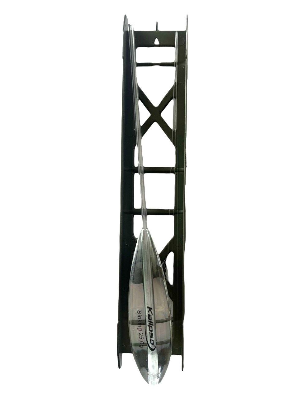 Готовая снасть с бомбардой Kalipso Sinking 25 г тонет 1 крючок (159753659)