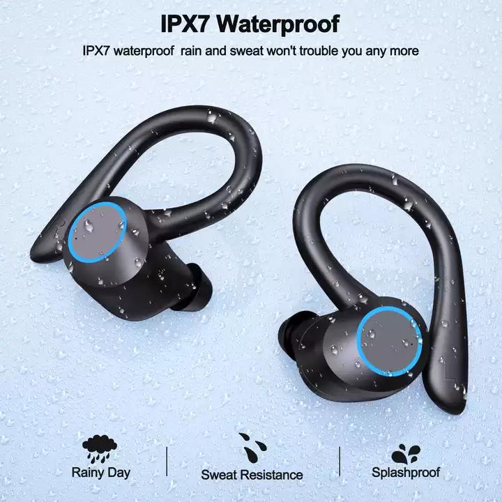 Навушники бездротові TWS Q23 з індикатором заряду Чорний - фото 9 Навушники бездротові TWS Q23 з індикатором заряду Чорний - фото 9